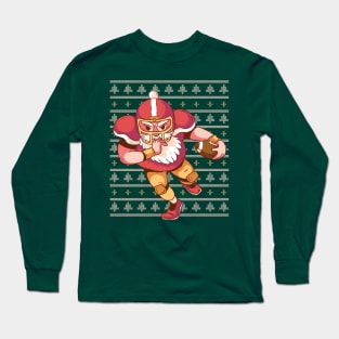 LineBacker Santa Graphic Tee Long Sleeve T-Shirt